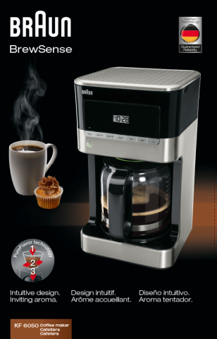 Braun KF6050BK 0X13211025 BrewSense Coffee Maker 3107 - KF6050BK Koffieapparaat onderdelen en accessoires