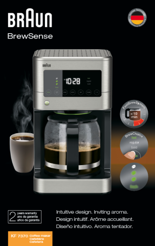 Braun KF7370SI 0X13211032 BrewSense Coffee Maker 3107 - KF7370SI Koffieapparaat onderdelen en accessoires