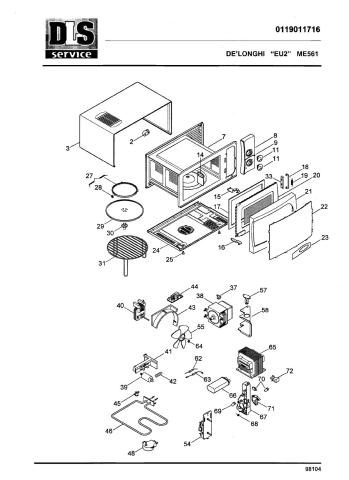 DeLonghi ME561 0119011716 onderdelen en accessoires