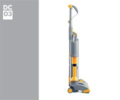 Dyson DC03 03334-14 DC03 Absolute Euro (Grey/Purple/Yellow) Stofzuiger Borstel