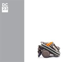 Dyson DC23 16438-01 DC23 Complete Euro 16438-01 (Iron/Silver/Satin Aubergine) Stofzuiger Zuigmond