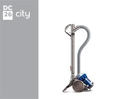 Dyson DC26 City 18611-01 DC26 City Vac Euro 18611-01 (Iron/Bright Silver/Satin Blue) Stofzuiger Zuigmond