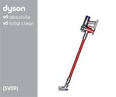 Dyson SV09 Absolute/v6 absolute/v6 total clean 211979-01 SV09 Total Clean Euro (Iron/Sprayed Nickel/Red) Stofzuigertoestel Zuigvoet