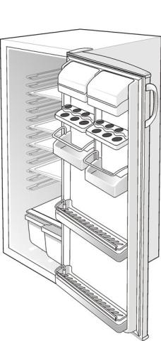 Gorenje HS2226/02 R84121W 389269 Diepvriezer Houder