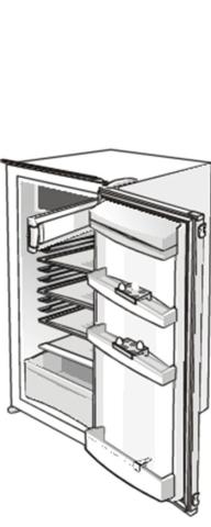 Gorenje HTI1726/02 RBI4174W 695829 Koelkast Diepvriesdeur