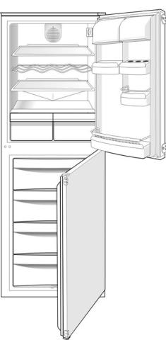 Gorenje HZDI2526/01 RKI4256W 294035 Vrieskast Deurbak