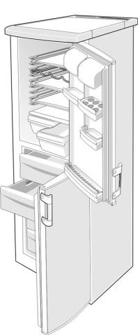 Gorenje HZDS2526/01 RK4255W 298338 Diepvriezer Deurbak