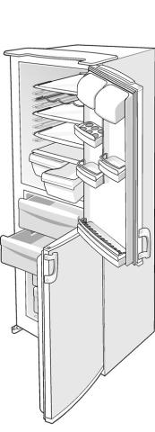 Gorenje HZDS2526/01 RK4256E 145060 Vrieskast Flessenbak