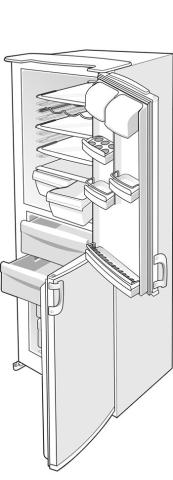 Gorenje HZDS2526/03 RK4256E 164329 Diepvriezer Deurrek