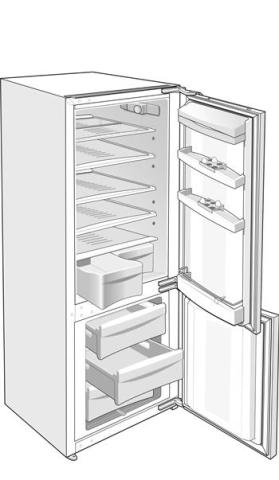 Gorenje HZI2986/01 RKI5294W 173573 Koelkast Thermostaat