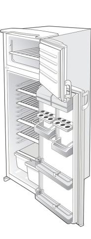 Gorenje HZS2726/01 RF4273W 695759 Koeling Deurbak