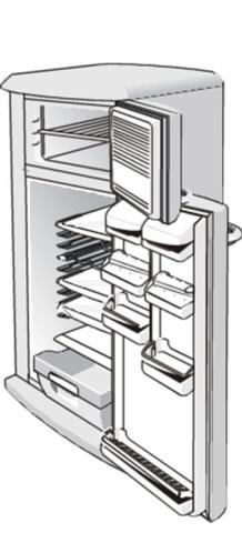 Gorenje HZS2766/02 RF6275OAL 695859 Koelkast Thermostaat