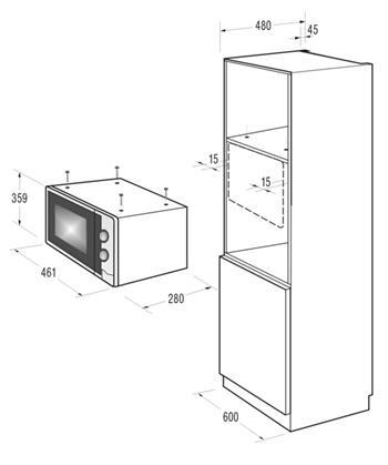 Gorenje MM817UKF/00 MHO170SM onderdelen en accessoires