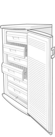 Gorenje ZOS2466/01 F6241W 101890 Vriezer Diepvriesvak