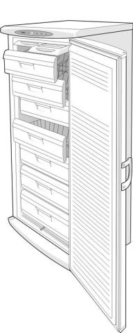 Gorenje ZOS3166/00 F6311W 132871 Koelkast Vriesvakklep