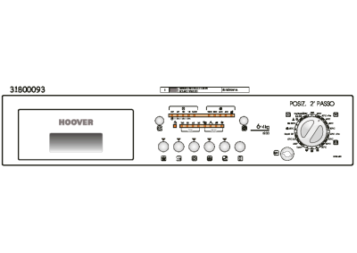 Hoover HDB 642-80 31800093 Wasautomaat Deurmanchet