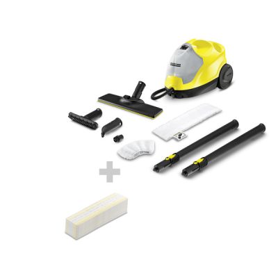 Karcher SC 4 EasyFix+disposable cloth set*EU 1.512-463.0 Stofzuigertoestel Stofzuigerborstel