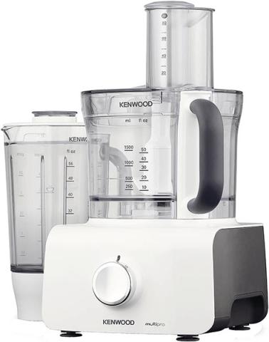 Kenwood FDP613WH FOOD PROCESSOR 0W22010005 FDP613WH FOOD PROCESSOR + PLASTIC LIQUIDISER + DOUGH TOOL + WHISK + MINI-BOWL + Keukenmachine Garde