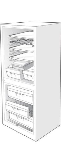 Smeg HZOS3366/01 S32STRP5 194140 IJskast Flessenhouder